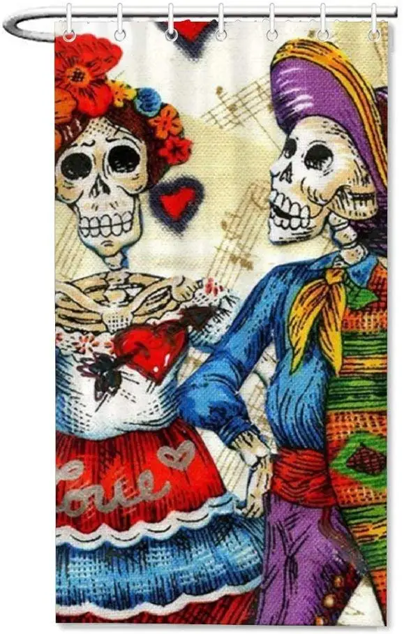 

Занавеска для душа Danings Sugar Skull для ванной комнаты