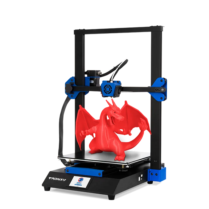 3D Printer High Precision Large Size Full Color Touch Screen One Piece Structure Desktop Fast Loading DIY Kit FDM Printer TRONXY