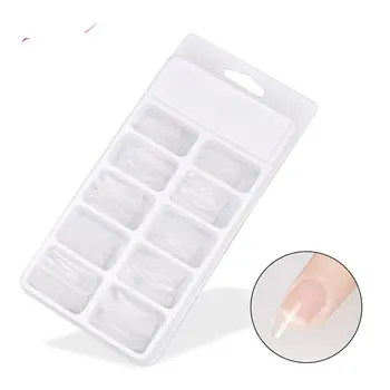 

100pcs Clear Nail Forms Full Cover Quick Building Gel Mold Tips Nail Extension DIY Manicure Nails Accessoires Makeup Tools