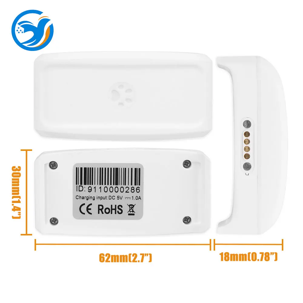 TK911 gps+ LBS+ Wi-Fi позиционирование ошейник для домашних животных gps устройство слежения 200 часов в режиме ожидания для собак кошек трекер для домашних животных Магнитная Зарядка бесплатное приложение