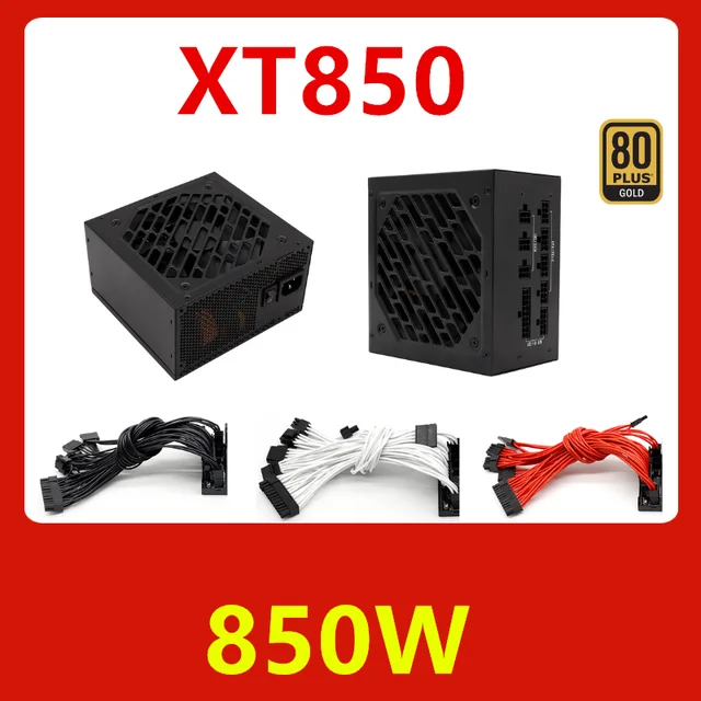 Original PSU For Jizhimao ATX 80plus Gold Silent 850W Switching Power