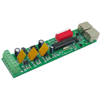

LED 3CH DMX512 Decoder 3 channel*5A 15A max controller DC5V-24V DMX512 RJ45 8P DMX Decoder dimmer CA-DMX-BAN