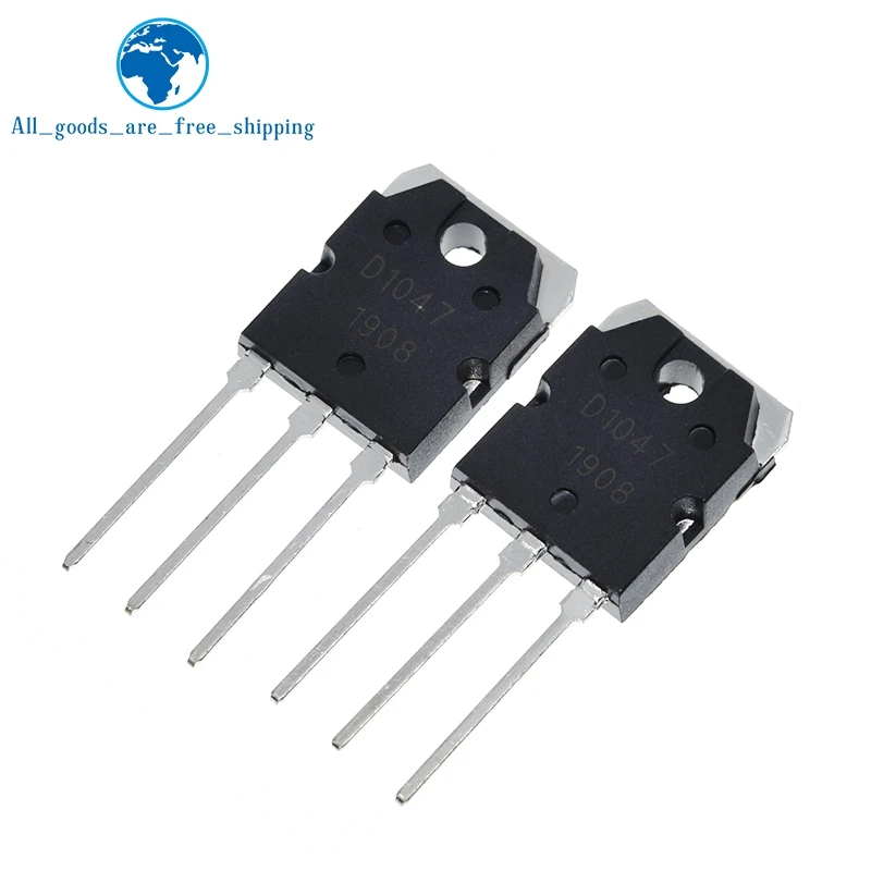 5PCS 2SD1047 TO-247 D1047 TO-3P POWER TRANSISTORS new and original IC | Электронные компоненты и принадлежности