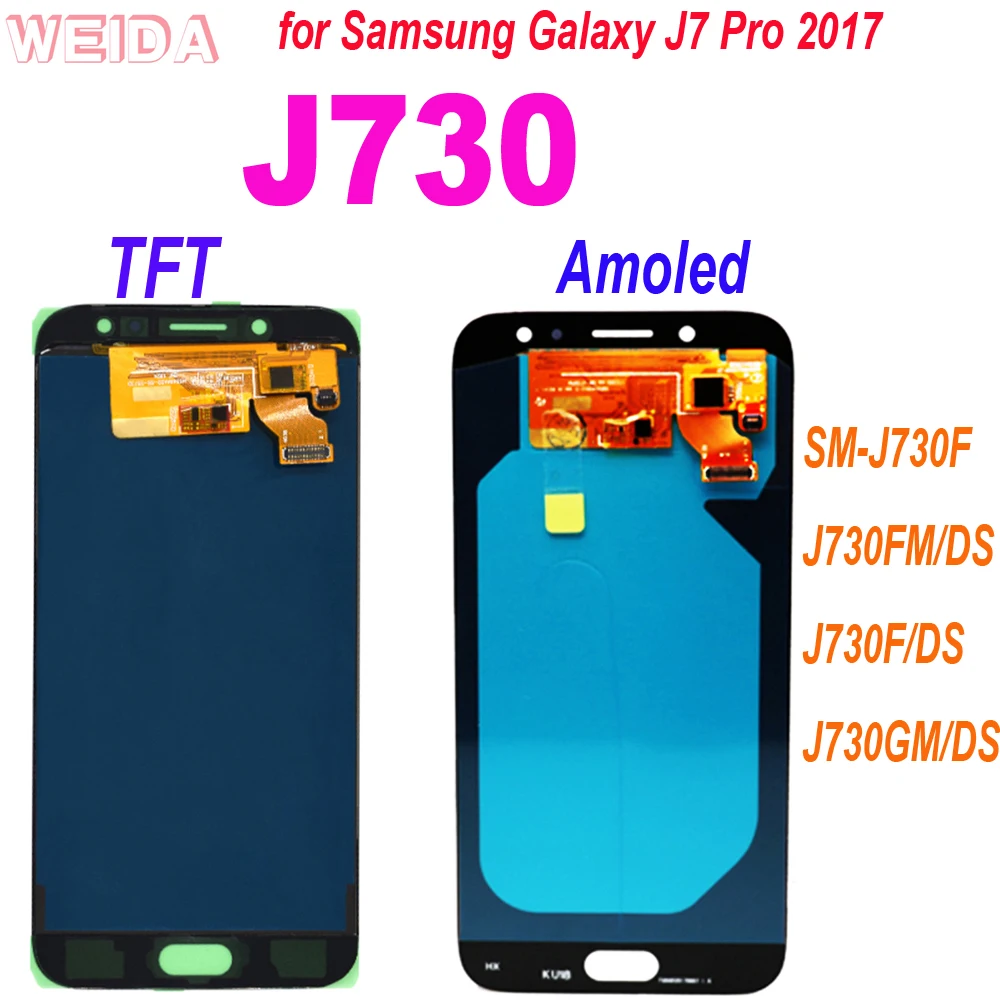 

AAA+ 5.5" for Samsung Galaxy J7 Pro 2017 J730 SM-J730F J730FM/DS J730F/DS J730GM/DS LCD Display Touch Screen Digitizer Assembly