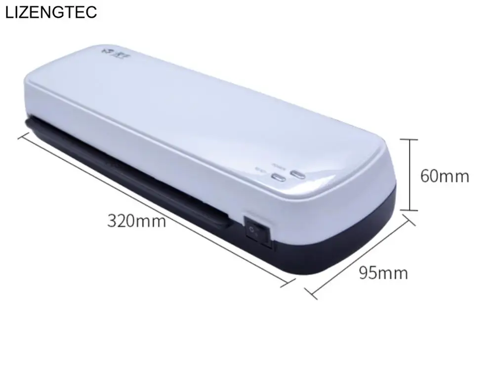 LIZENGTEC профессиональный офисный дизайн Горячая быстрая разогревающая роликовая ламинаторная машина для бумаги А4 Фото документов