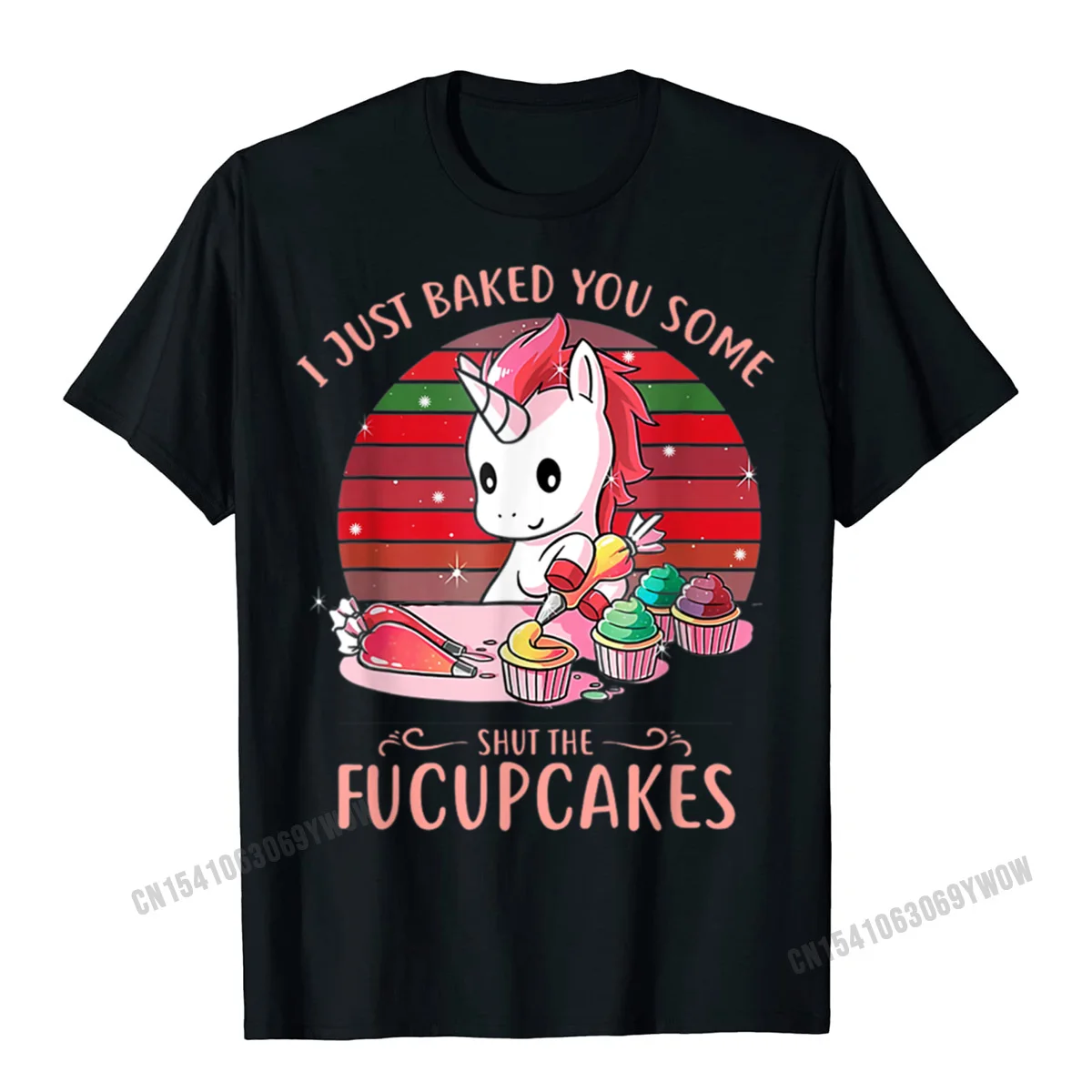 

Funny Unicorn I Just Baked You Some Shut The Fucupcakes T-Shirt Normal Harajuku Men Tops & Tees Printed Latest Top T-Shirts