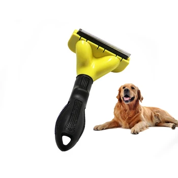 

New Arrival Dog Grooming Hair Shedding Trimmer for Puppy Cat Portable Pet Comb Durable Dog Brush Pet Grooming Supplies