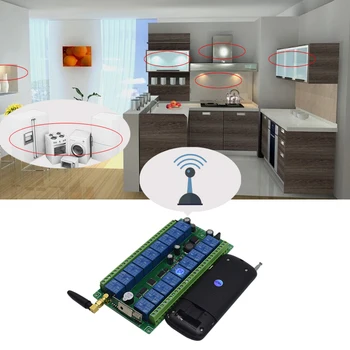 

AC 220V 18CH RF Wireless Remote Control switch 1000 m Agriculture security industry control new power on and off