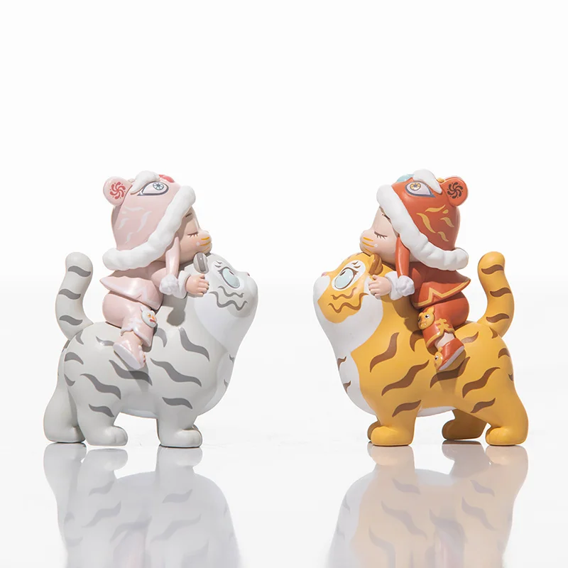 Белые ночные сказки Ruyi маленький тигр игрушки сокровище новогодние подарки для