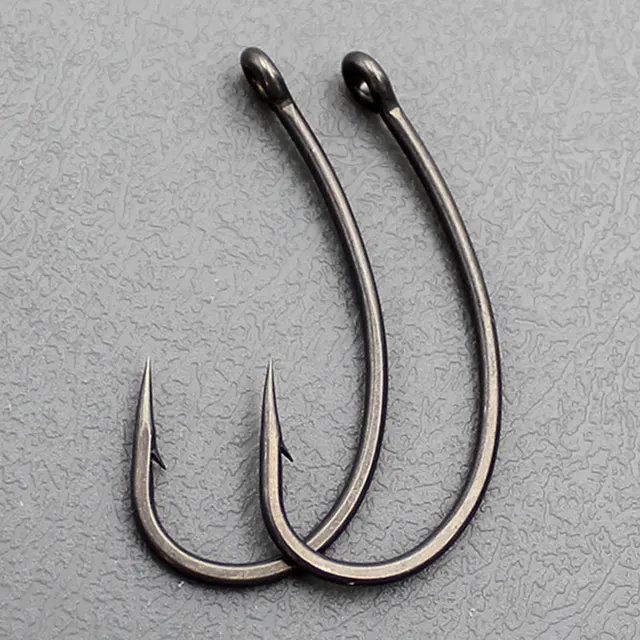 Decdeal 30Pcs 6#/8#/10# Curve Hooks PEFT Barbed Fishhooks Carp Fishing Hooks  Fishing Tackle Accessories : : Bags, Wallets and Luggage