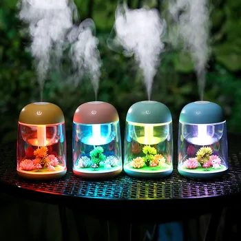 

Mini USB air humidifier Portable Aroma Essential Oil Diffuser Ultrasonic Mist Humidifier Air Purifier changeable LED Night light