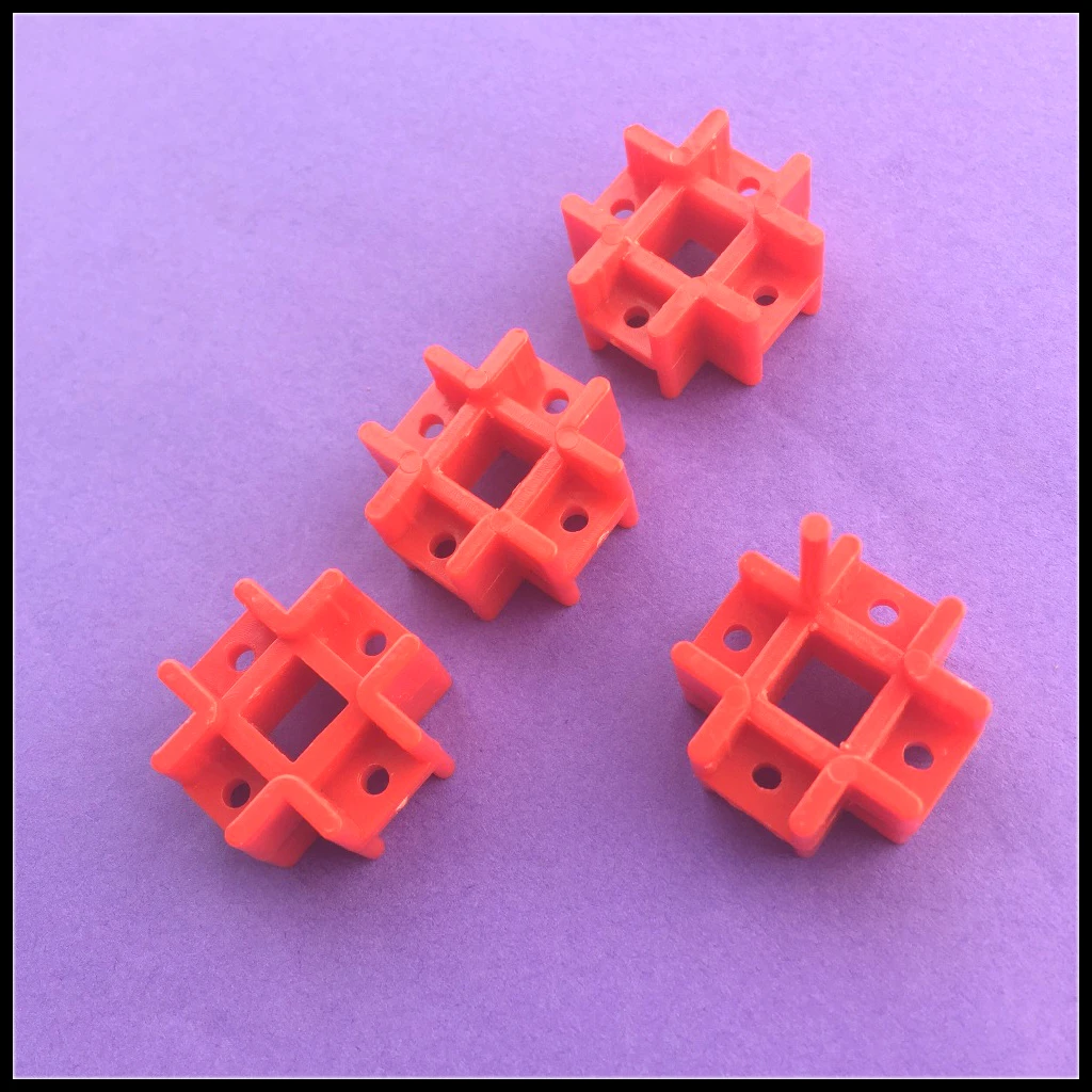 4pcs/lot Red Plastic Cross Shaped Fastener Plastic Connecting Rod Fixed Parts J361Y DIY Toys Robot Car Parts Drop Shipping 50pcs lot powdery orange plastic envelope shipping bag post transport bags storage bags courier plastic packaging bags