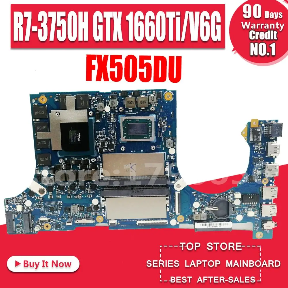 Akemy FX505DU материнская плата для ASUS TUF Gaming FX505D FX505DT FX505DD 15,6 дюймов материнская плата R7-3750H GTX 1660Ti/V6G