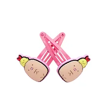 Детские заколки с героями мультфильмов, онлайн, знаменитости, Южная Корея, для девочек, пара заколок для волос, уголок, биологический, простой, взрыв, боковой зажим, BB Cl