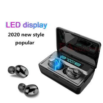 

TWS Bluetooth 5.0 Earphone Stereo Wireless bluetooth headset Active Noise Cancellation With Mic Handsfree Earbuds