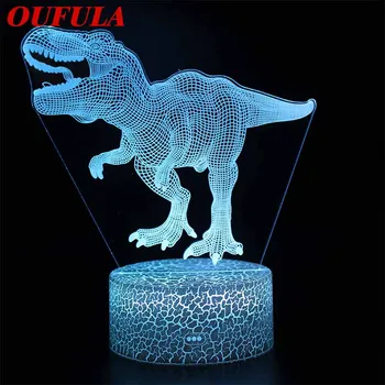 

DLMH Night LED Lights Novelty 3D lamp Cute Toy Gift 7 ColorCartoon Atmosphere Lamp For Children Kids Room