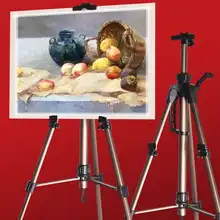 Мольберт Эскиз sketchbook алюминиевый сплав складной портативный кронштейн для взрослых детей начинающих Живопись Искусство студента