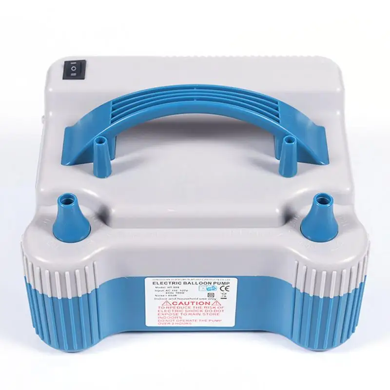 

EU Plug Portable Double Hole Inflatable Electric Inflator Air Balloon Blower Pump High Voltage Double Hole Inflator Machine