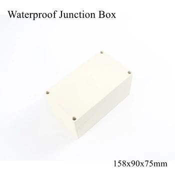 

158x90x75mm Waterproof Plastic Enclosure Box Outdoor Cable Connection Junction Electrical Project Case ABS IP65 158*90*75mm
