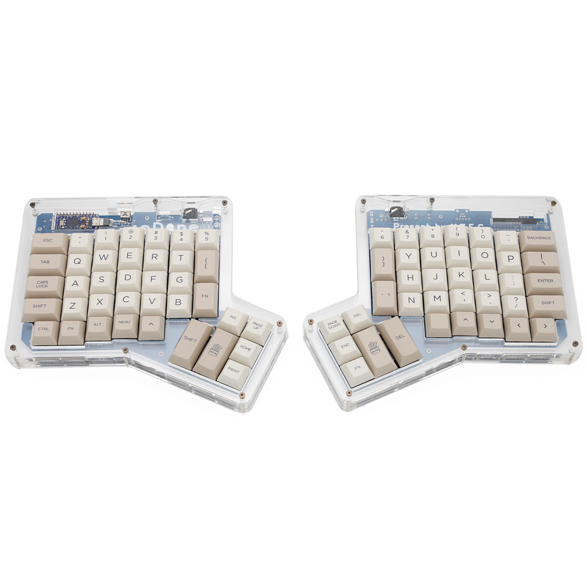 

dsa ergodox ergo pbt dye subbed keycaps custom mechanical keyboards Infinity ErgoDox Ergonomic Keyboard keycaps light beige grey