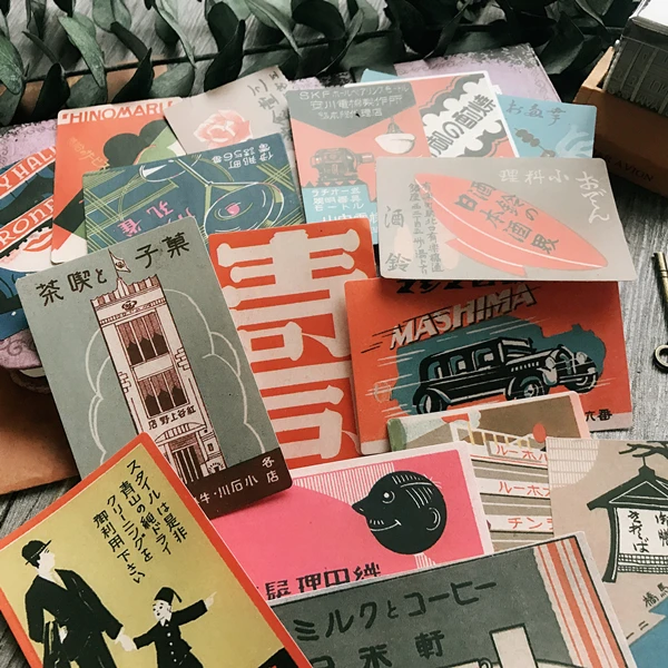 16 шт./лот винтажные японские плакаты Ukiyo стикеры сделай сам скрапбукинг альбом