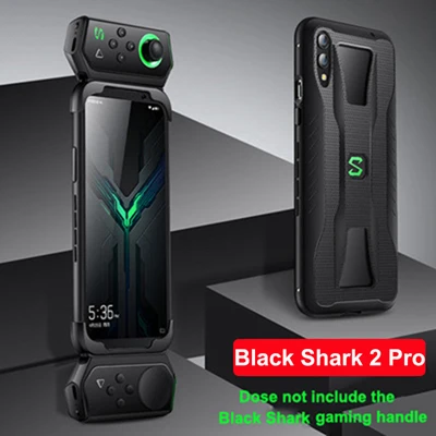 Ударопрочный ТПУ мягкий чехол для телефона Xiaomi Black Shark 2 Pro Чехол BlackShark 2 pro shell теплоотвод крышка поддержка геймпада - Цвет: Черный