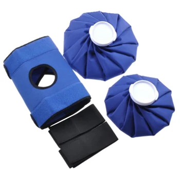 

Multiple Use Ice Pack Wrap Wrist Knee Elastic Flexible First Aid Hot And Cold Reusable Home Shoulder Body Pain Relief Velvet