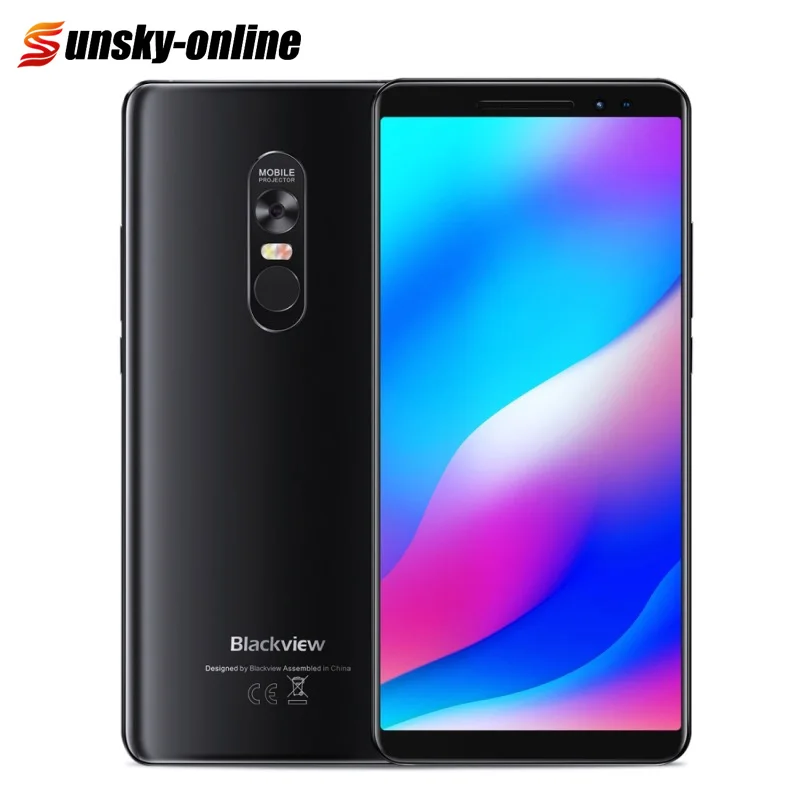 Blackview MAX 1 проектор смартфон двойной 4G 6 ГБ + 64 4680 мАч 01 ''мобильный телефон NFC OTG