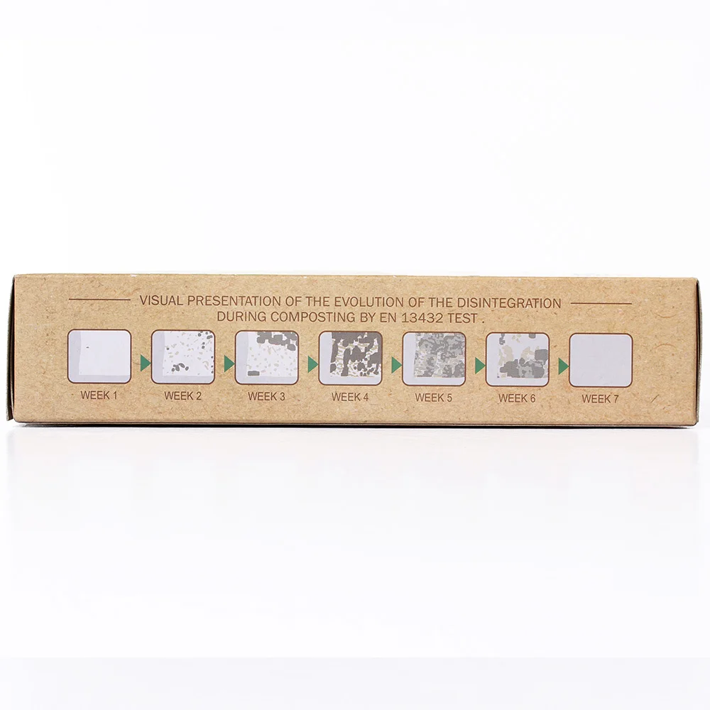 Бесплатная доставка обертка закрываемые мешки compostable сумка M 18x17 см 20