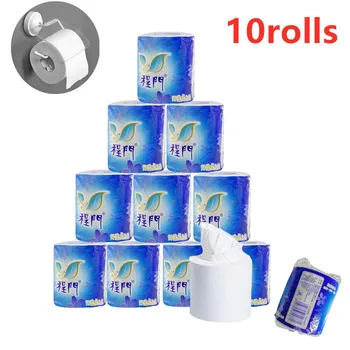 

10 Packs Toilet Tissue Home Bath Toilet Roll toilet paper Soft Toilet Paper Skin-friendly Paper Towels New#0330g30