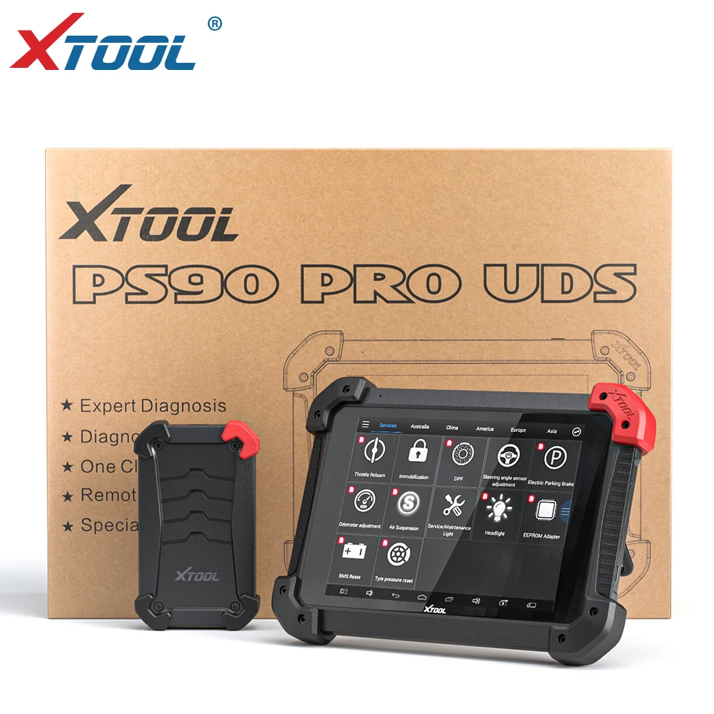 Профессиональные диагностические инструменты XTOOL PS90 PRO OBD2 для машин и грузовиков