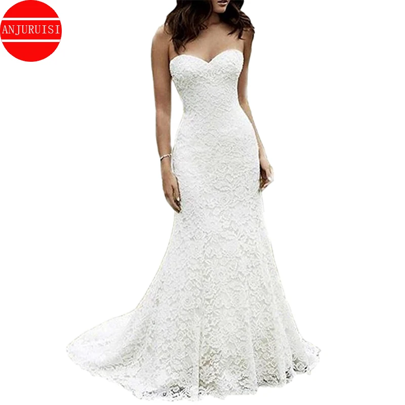 Кружевное свадебное платье-Русалка 2022