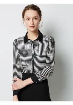 

2020 new Lapel single breasted long sleeve cardigan 100% silk shirt women's loose professional shirt
