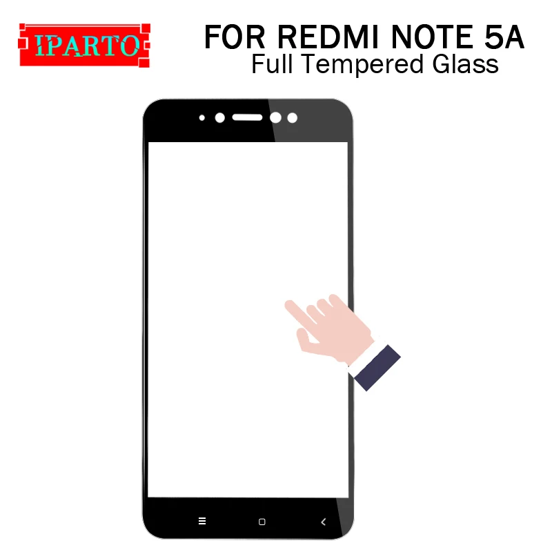 Для REDMI NOTE 5a закаленное стекло 100% новый цветной Полноэкранный протектор экрана
