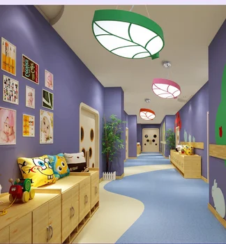 

Kindergarten chandelier classroom creative personality led children chandelier moon color amusement park cartoon decorative led