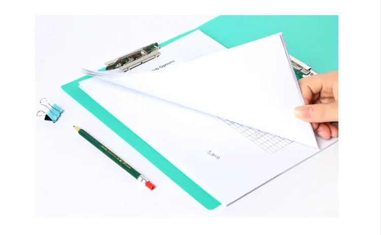 A4 Color Folder Strong Folder Test Paper File Folder File Storage Clip Office Supplies Wholesale