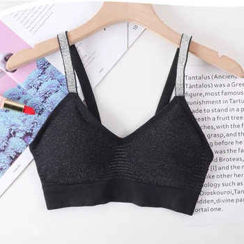 Sports Bra Women Fitness Tops Seamless Yoga Bra Women Solid Quick Dry Padded Seamless Gym Crop Top Women Push Up Sport Bra Tops 2