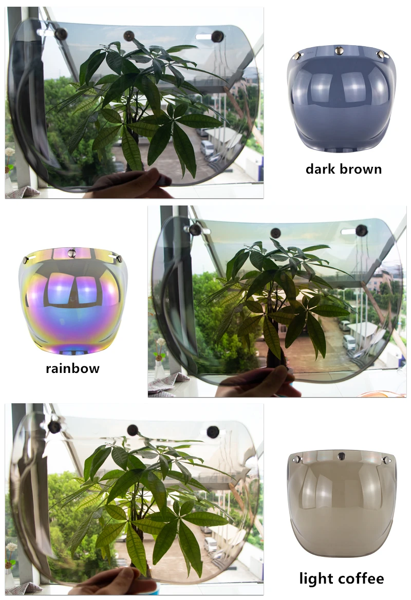 BV01 полулицевой мотоциклетный шлем лобовое стекло PC объектив Анти УФ шлемы