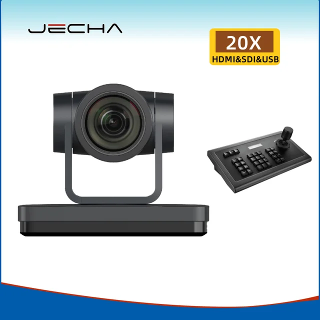 JC530HU Webcam PTZ Camera 20X Zoom HD 1080p USB HDMI SDI Video Conference System Control keyboard 2.07 Mega Pixel