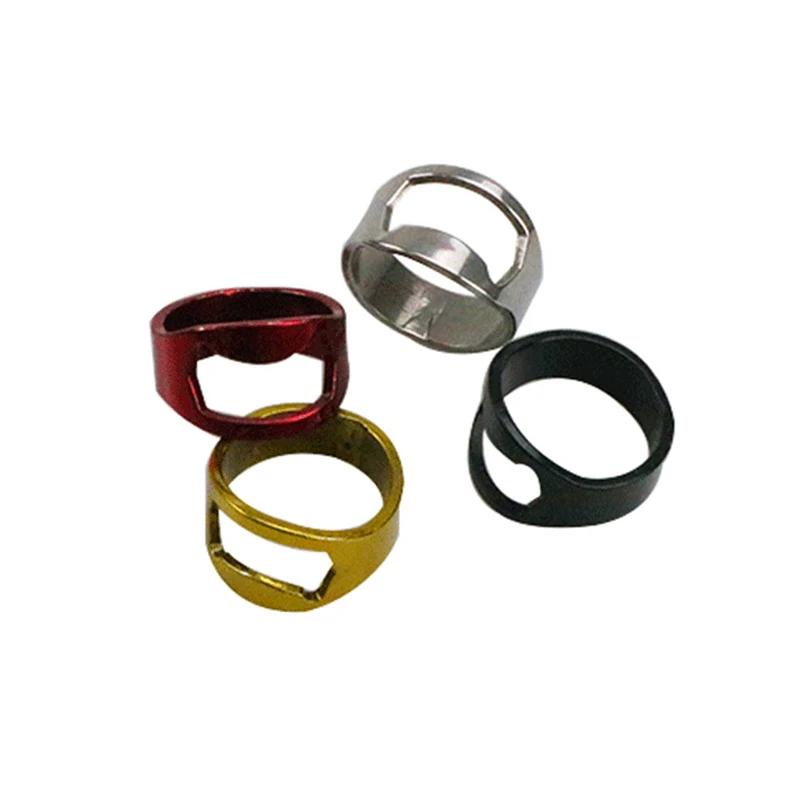 22MM New Stainless Steel Beer Ring Bottle Opener Unique Creative Versatile Bar Tool Colorful Ring Men Home Kitchen Tools Gadgets