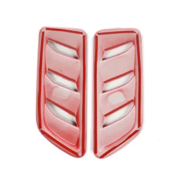 

Car Hood vent cover Scoop Red Decorative ABS For Jeep Wrangler JL 2018-2019