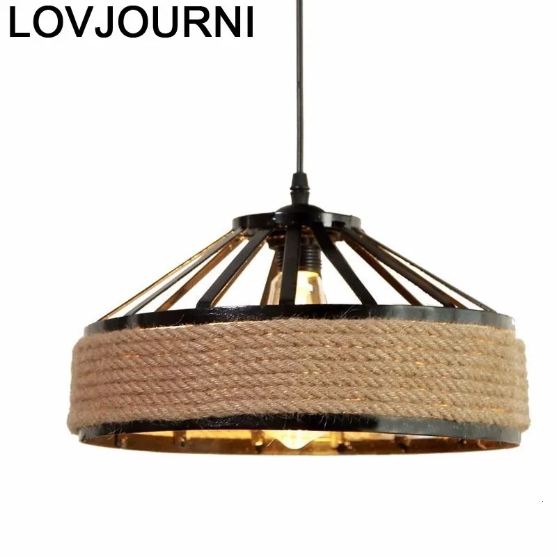 Bambini Touw Decoracao Para Casa De Techo Moderna Hanging Lamp Deco Maison Suspension Luminaire Lampara Colgante Hanglamp | Освещение