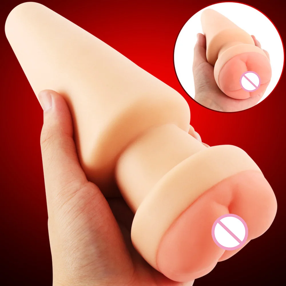Unisex Masturbation Device Big Dildo Anal Plug Ass Massage Vagina Masturbator Butt Sex Toys |