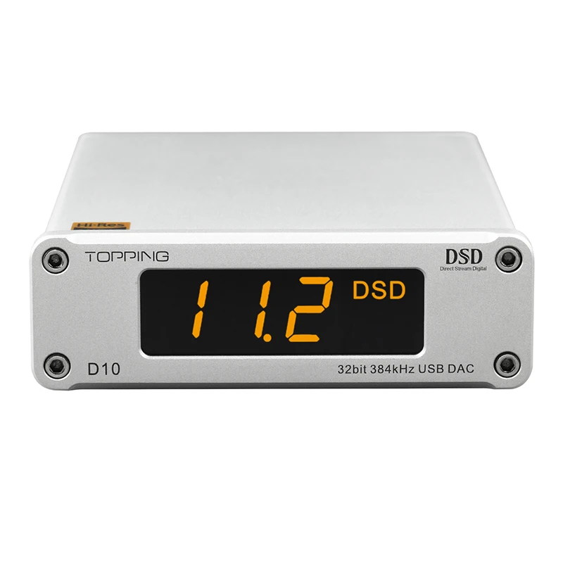 TOPPING D10 декодер DSD256 ES9018K2M XMOS PCM384 USB DAC аудио декодер|Цифро-аналоговые