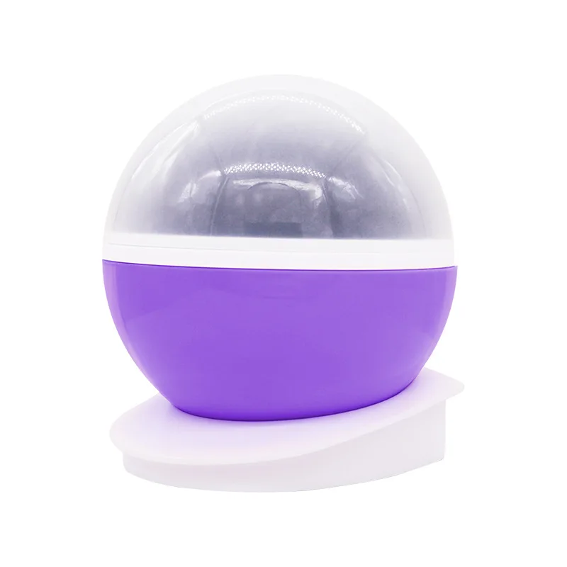 Роторный ночник-прожектор, новинка, USB лампа, проектор, светодиодный, звезда, атмосферная лампа, детская спальня - Испускаемый цвет: Фиолетовый