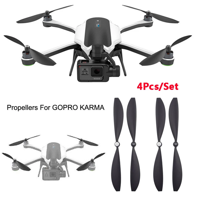 4 шт. Drone пропеллеры лезвия аксессуары в форме крыльев части для GoPro Karma