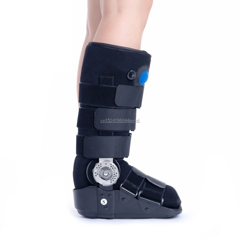 Balloon Achilles tendon boots with adjustable angle of shoelace winch chuck protector for leg ankle sprain