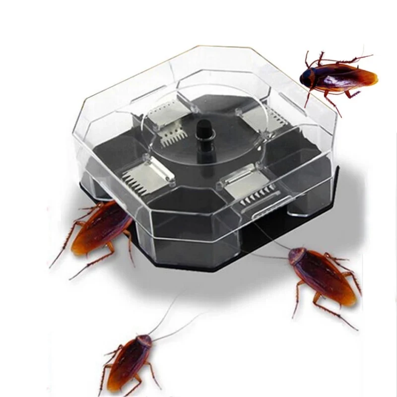 

Household Effective Cockroach Traps Box Reusable Cockroach Bug Roach Catcher Cockroach Killer Bait Traps Pesticide for Kitchen