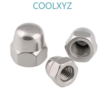 

Acorn Nut 304 stainless steel cover type nut American Cap Nut Inch Ball Nut 5Pcs