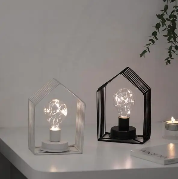 

Diamond table lamp iron candlestick night lamp ns modelling lamp